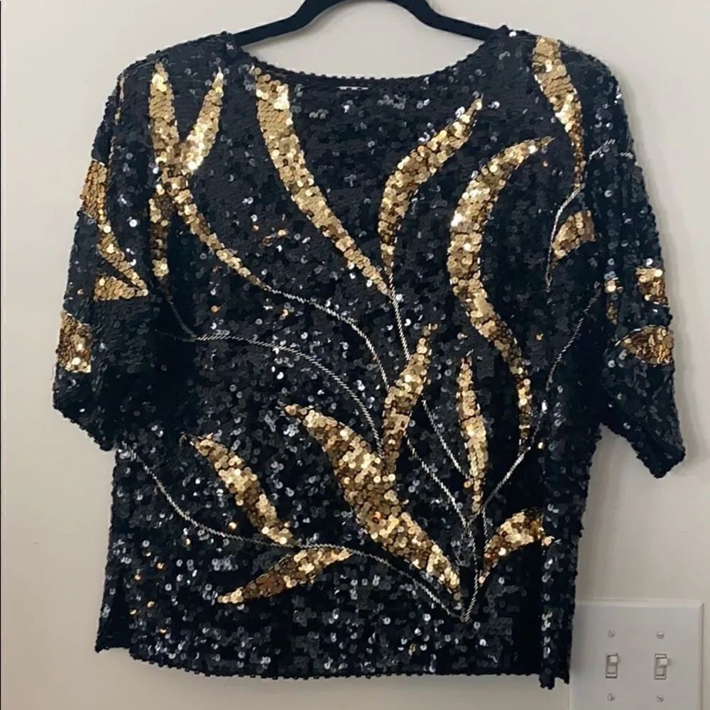 Iris VTG Sequined Top S/M